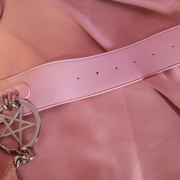 Killstar Pink Chain Belt Size Women's L-XXL Goth Y2K Kawaii Gyaru Gal Style Emo - Picture 13 of 13